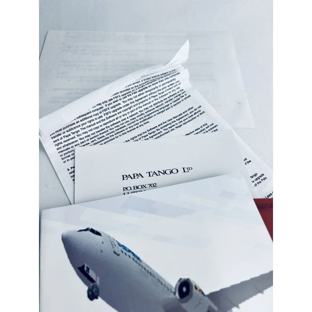 FSFX Upgrade for Microsoft Flight‎ Simulator Vintage 1996 CD Handbook Computer